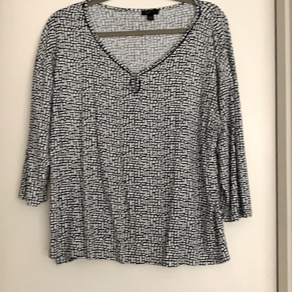 J Jill top 3/4 sleeve wear ever collection